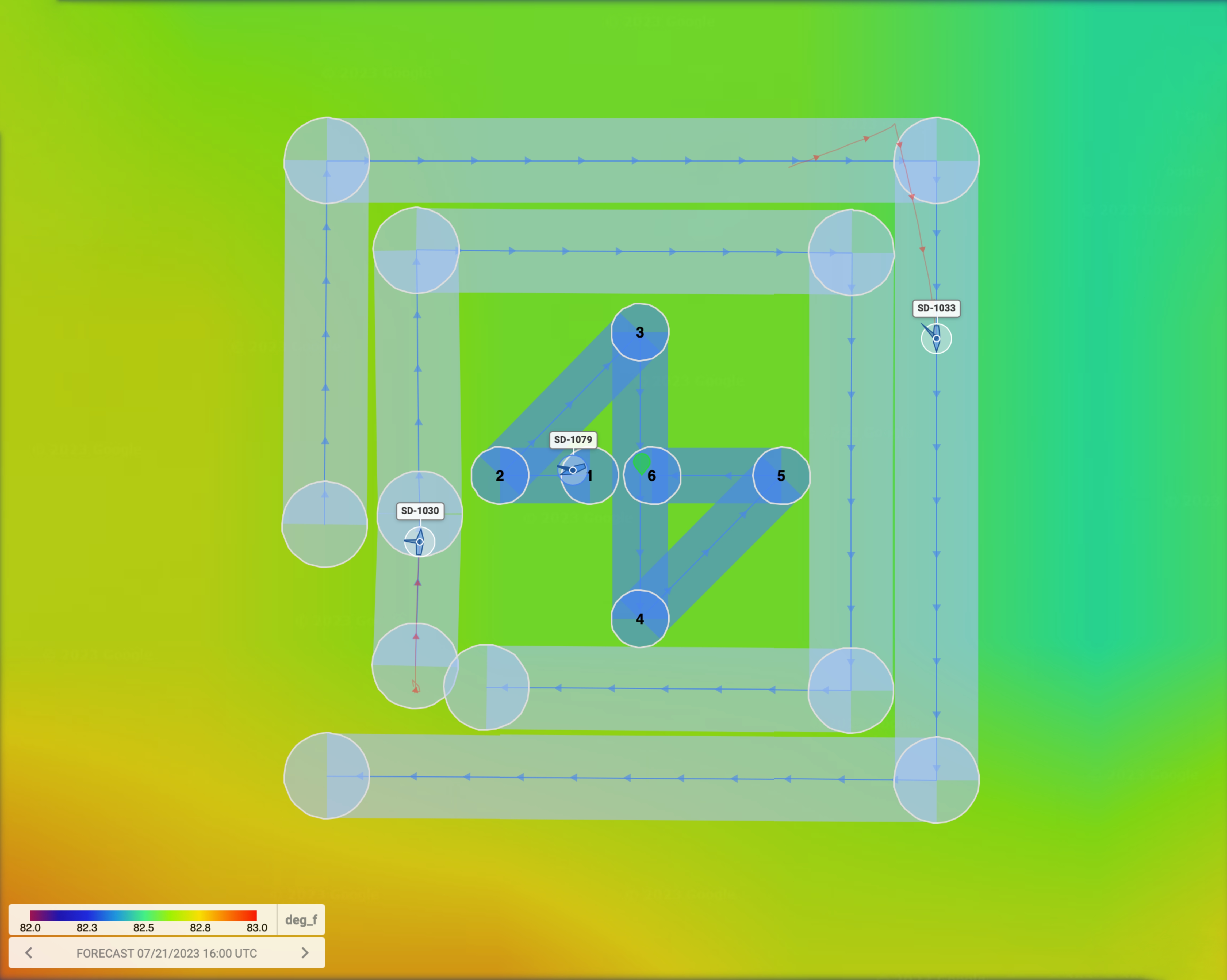 Upwelling Box Pattern